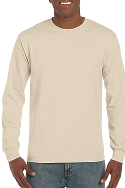 Gildan Men's Ultra Cotton Long Sleeve T-Shirts, 3-Pack, Grey, Size Large - View #9
