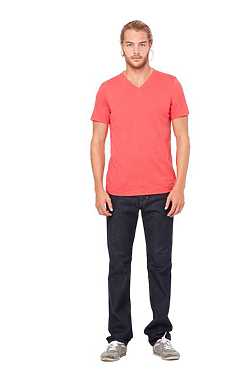 Jersey Short Sleeve V-Neck Tee