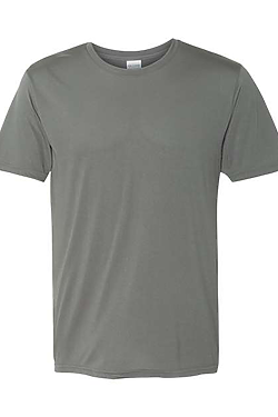 Gildan Adult Performance T-Shirt – Sport Grey XL, Moisture Wicking 100% Polyester Tee - View #13