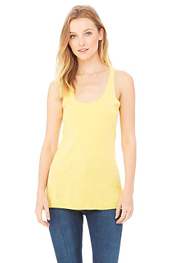 Women's Triblend Racerback Tan