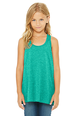 Girls Flowy Racerback Tank