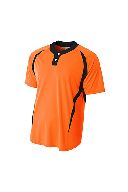 2-Button Color Blocked Henley