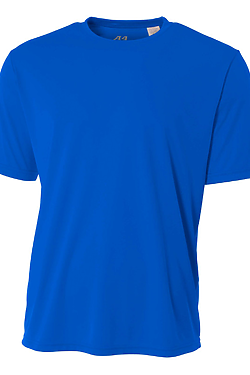 A4 Youth Short-Sleeve Cooling Performance Crew - Small, Texas Orange, Moisture Wicking Polyester - View #4