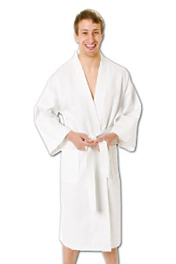 Italian Waffle Weave Bath Robe