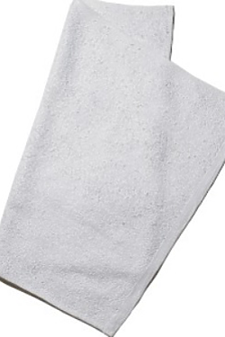 Q-Tees Economical Towel White